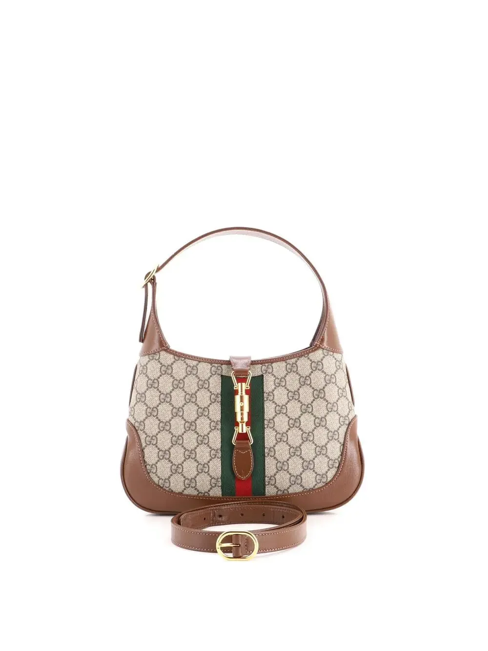 Gucci Jackie Hobo Gg Coated Canvas #323492G22B